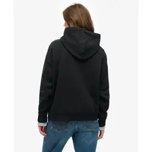 Women's metallic hooded sweatshirt Superdry Venue image-3