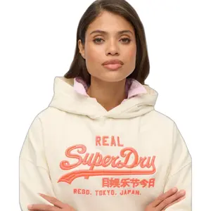 Hoodie Damen Superdry Vl Neon image-3