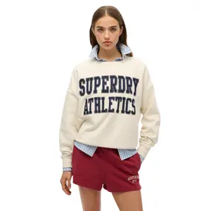 Women's sweatshirt with applied text Superdry Athletic Essentials image-1