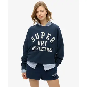 Women's sweatshirt with applied text Superdry Athletic Essentials image-2