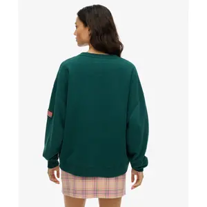 Sweatshirt oversized de gola redonda mulher Superdry Athletic Essentials image-3
