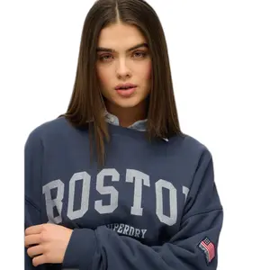 Sweatshirt de grandes dimensões para mulher Superdry Athletic Essentials image-4