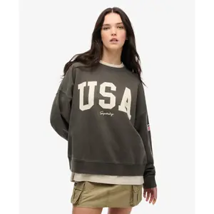 Sweatshirt Damen Superdry Athletic Essentials image-1