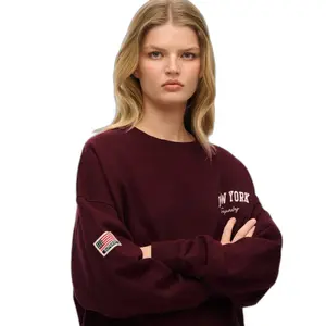 Rundhals-Sweatshirt Damen Superdry Athletic Essentials image-4