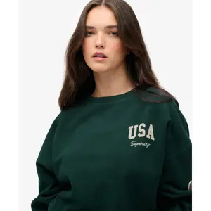 Sweatshirt Damen Superdry Athletic Essentials image-4