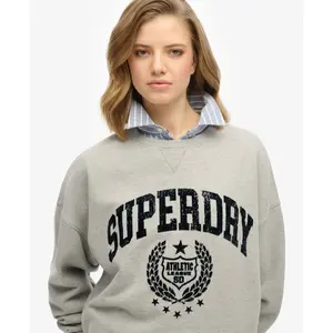 Women's casual sweatshirt Superdry Athletic Flock image-4