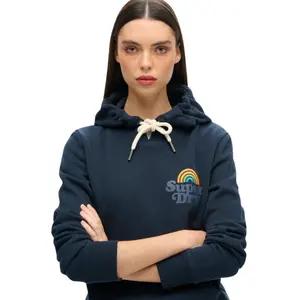 Women's hooded sweatshirt Superdry Vintage Rainbow image-1