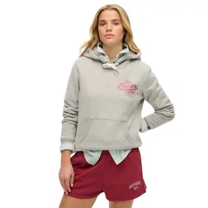 Women's metallic hooded sweatshirt Superdry Athletic image-1
