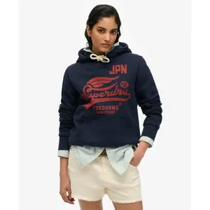 Camisola com capuz para mulher Superdry High Flyers image-1