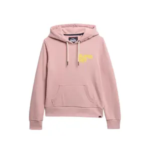 Women's fluorescent hooded sweatshirt Superdry image-0