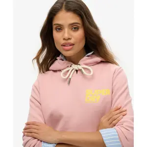 Women's fluorescent hooded sweatshirt Superdry image-4