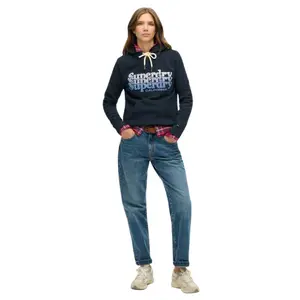 Felpa con cappuccio da donna Superdry Stacked image-2