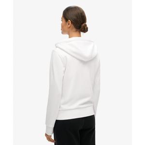 Einfarbiger Damen Hoodie mit Reißverschluss Superdry image-3