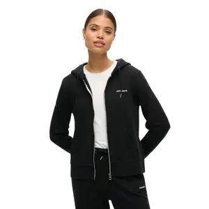 Einfarbiger Damen Hoodie mit Reißverschluss Superdry image-2