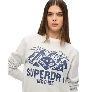 Sweatshirt oversized com padrão para mulher Superdry Outdoors image-4