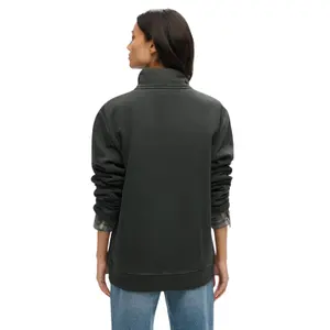 Women's oversized sweatshirt jacket with contrasting stitches Superdry image-3