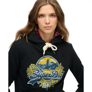 Women's hooded sweatshirt Superdry Floral image-3