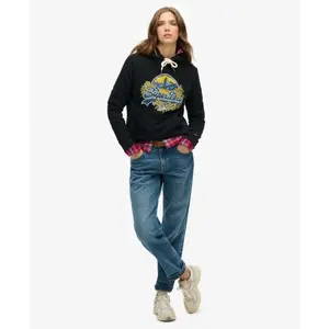 Women's hooded sweatshirt Superdry Floral image-1