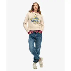Women's hooded sweatshirt Superdry Floral image-1