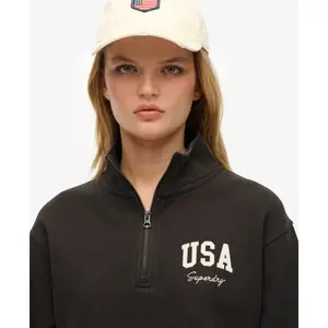 Women's half-zip sweatshirt Superdry Athletic Essentials image-4