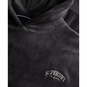 Felpa con cappuccio in velluto donna Superdry Country Club Relax image-1