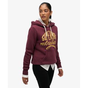 Camisola com capuz para mulher Superdry Mfg Original Metallic image-1