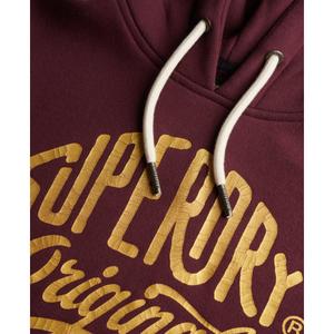 Camisola com capuz para mulher Superdry Mfg Original Metallic image-4