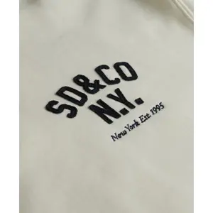 Women's zip-up crew neck sweatshirt Superdry Country Club Applique image-1