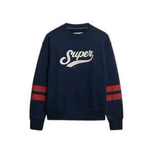 Women's crew neck sweatshirt Superdry Varsity Script image-0
