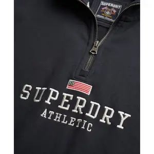 Women's zip-up crew neck sweatshirt Superdry Athletic Essentials Graphic image-1