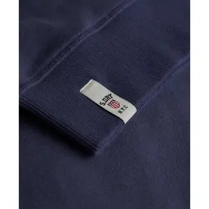 Women's zip-up crew neck sweatshirt Superdry Athletic Essentials Graphic image-1
