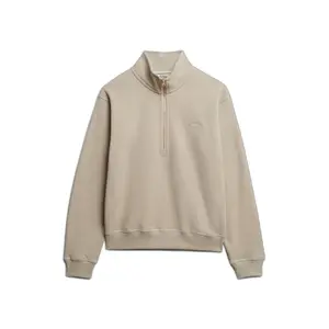 Frauenpullover mit Stehkragen und gesticktem Logo Superdry Essential image-0