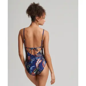 Fato de banho feminino de 1 peça Superdry Vintage Surf image-1