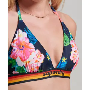 Top de traje de baño para mujer Superdry Vintage Logo Tri image-2