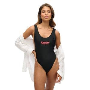 Bañador de una pieza elástico con espalda baja para mujer Superdry image-1