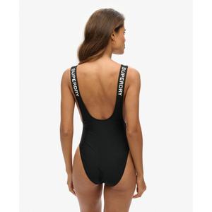 Bañador de una pieza elástico con espalda baja para mujer Superdry image-5