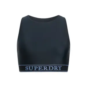 Women's swimsuit top Superdry Logo Racer Back image-0