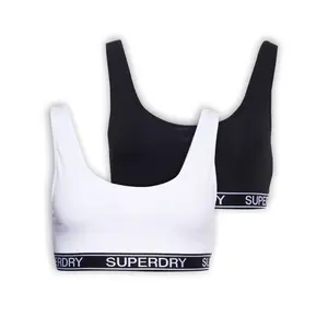 Brassière en coton bio femme Superdry Grace Super (x2) image-2