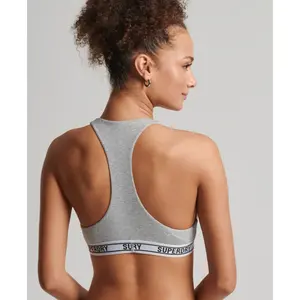 Sujetador corto de algodón orgánico para mujer Superdry image-1