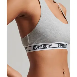 Sujetador corto de algodón orgánico para mujer Superdry image-2