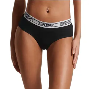 Calcinha de algodão orgânico feminino Superdry image-0