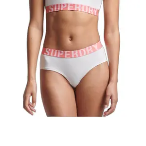 Bas de maillot de bain en coton femme Superdry Large logo image-1