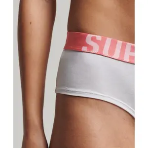 Bas de maillot de bain en coton femme Superdry Large logo image-3