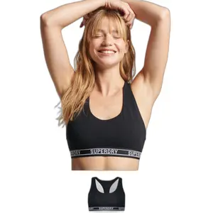 Kurzer BH aus Bio-Baumwolle, Frau Superdry Multi Logo image-0