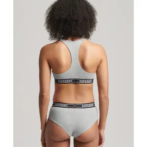 Bañadores de algodón para mujer Superdry Multi Logo image-1