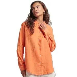 Camisa de linho casual boyfriend para mulher Superdry image-2