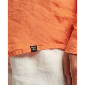 Camisa de linho casual boyfriend para mulher Superdry image-4