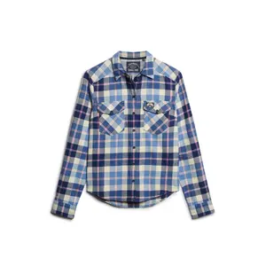 Chemise à carreaux manches longues en flanelle femme Superdry Lumberjack image-0