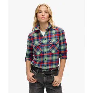 Women’s long-sleeve flannel checked shirt Superdry Lumberjack image-2