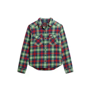 Women’s long-sleeve flannel checked shirt Superdry Lumberjack image-0